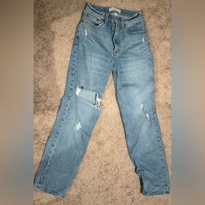 Abercrombie & Fitch ‘The ‘90s Straight Ultra High Rise’ curve love jeans